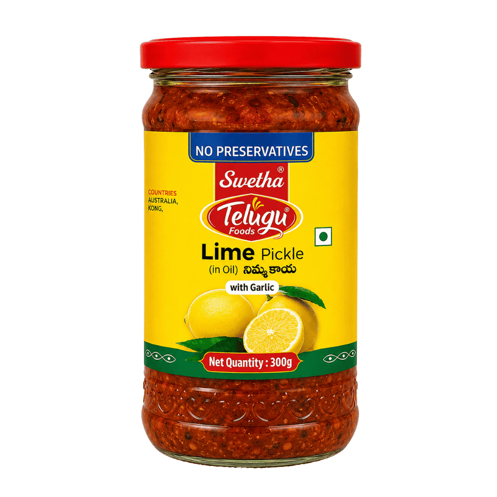 Telugu foods Lime Pickle 300 g buy online USA