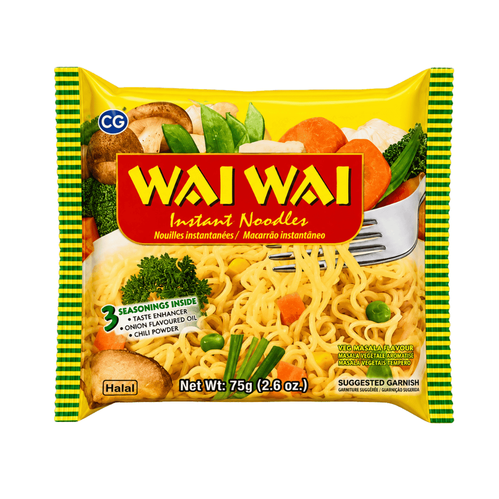 Waiwai Veg Noodles 75 g buy online USA