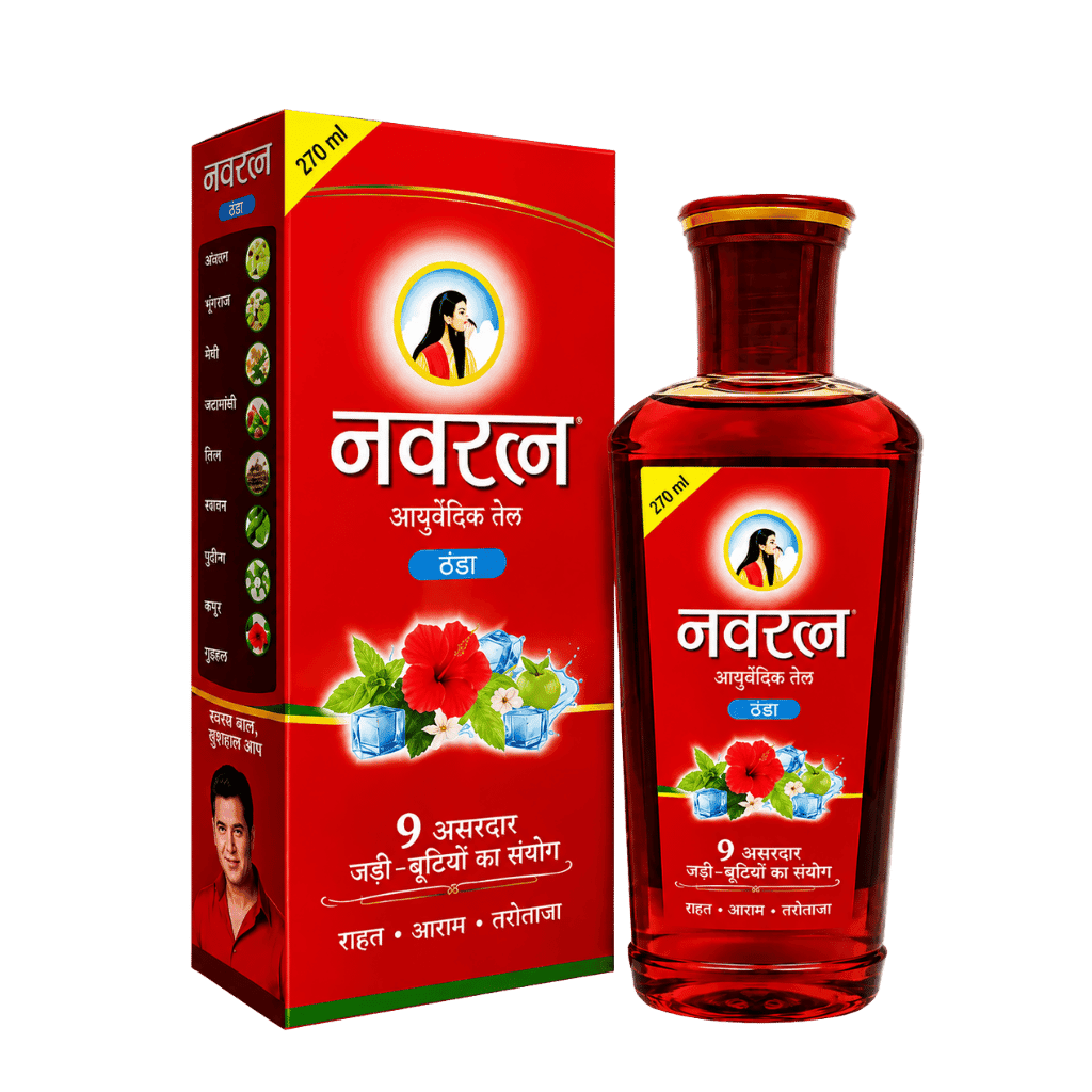 Navratna Ayurvedic Oil 270 ml buy online USA