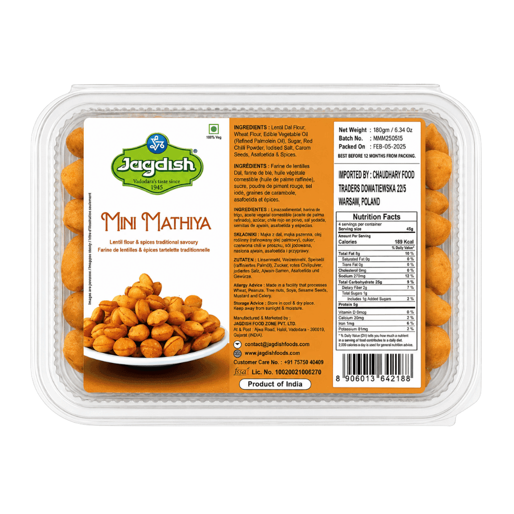 Jagdish Mini Mathiya 180 g buy online USA