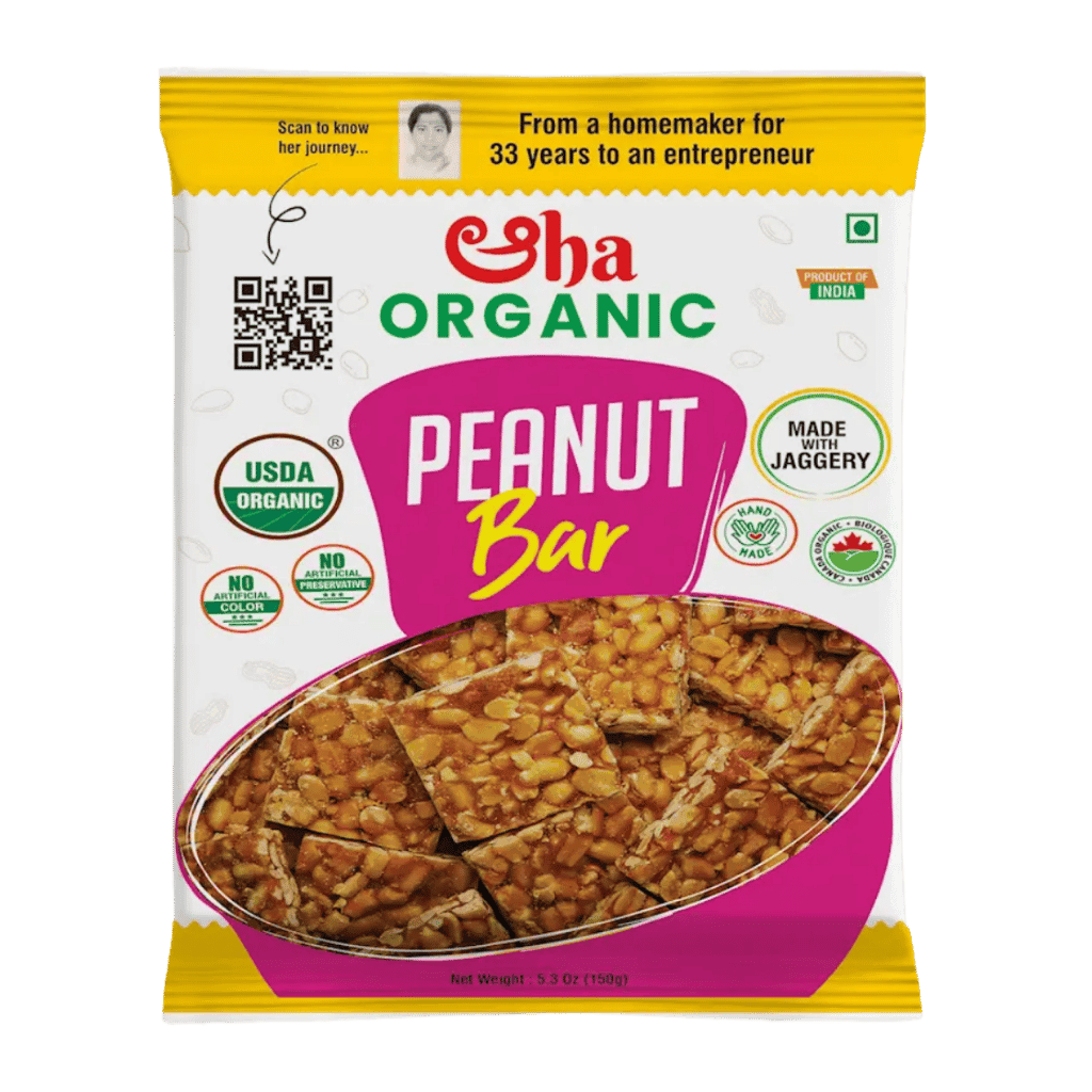 Aha Organic Peanut Bar 150 g buy online USA