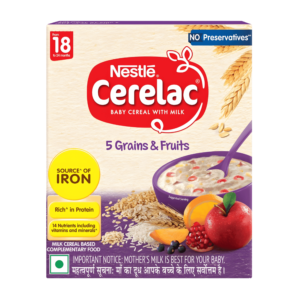 Nestle Cerelac 5 Grains And Fruits 300 g buy online USA