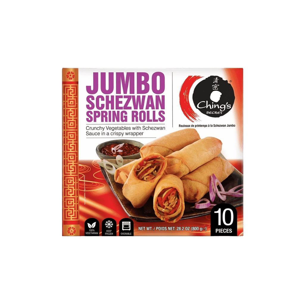 Ching's Secret Jumbo Schezwan Spring Roll 10 pcs buy online USA
