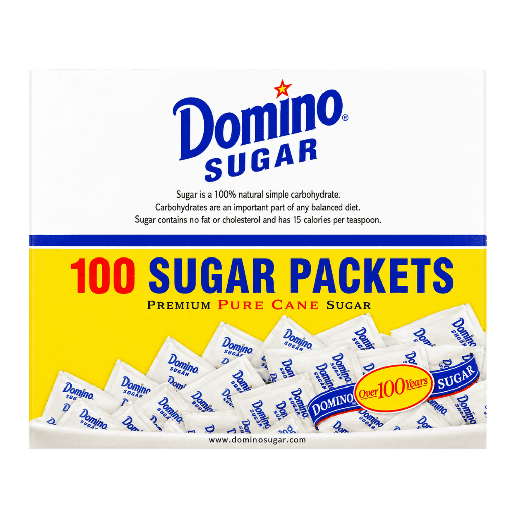 Domino Sugar Packets 100 Packets 3.5 g each buy online USA