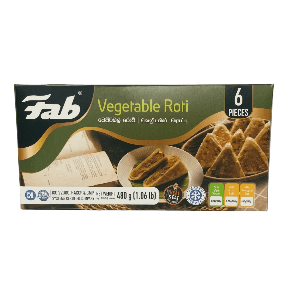 Fab Vegetable Roti 6 pcs buy online USA