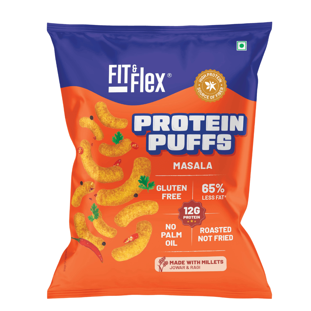 Fit & Flex Protein Puffs Masala 55 g buy online USA