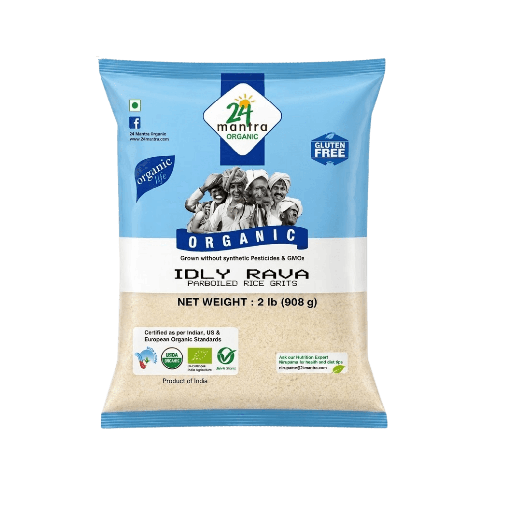24 Mantra Organic Idly Rava 2 lb buy online USA