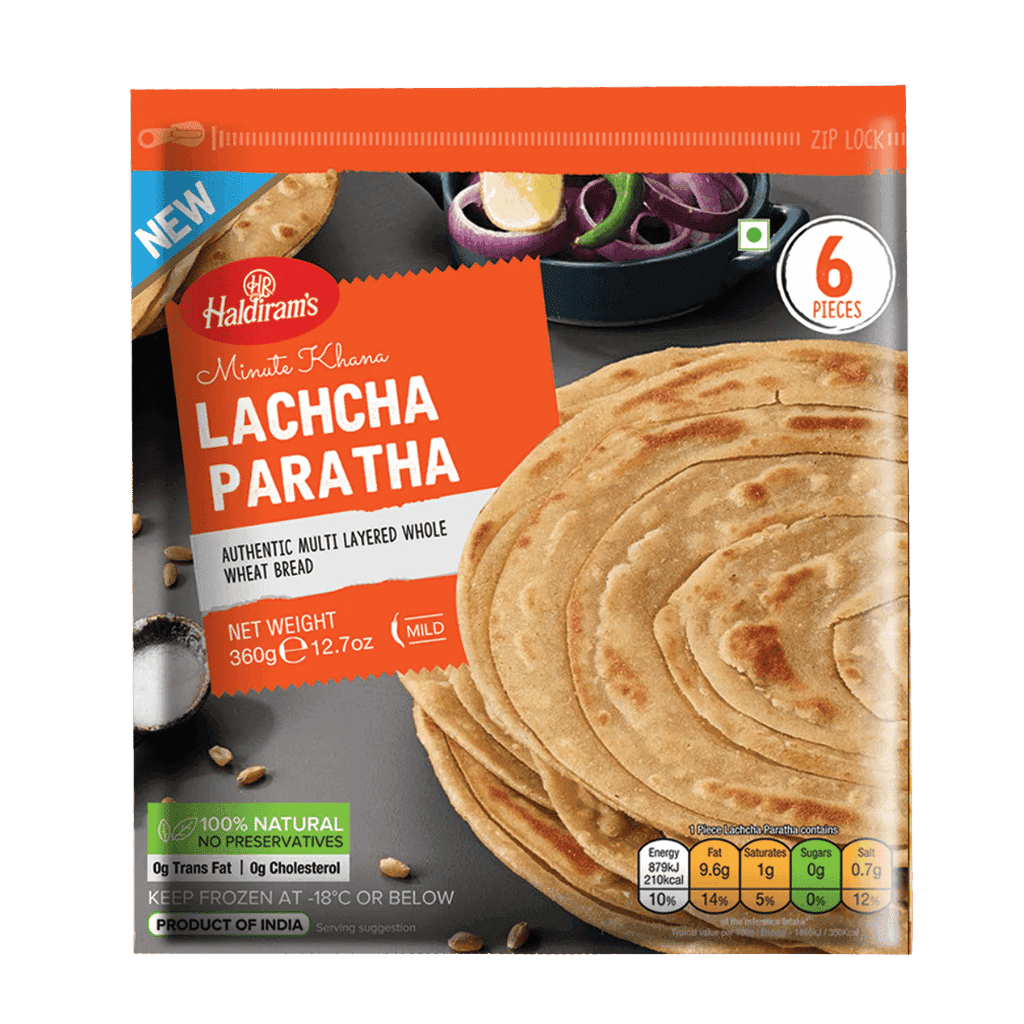 Haldiram Masala Lachcha Paratha 6 pcs buy online USA