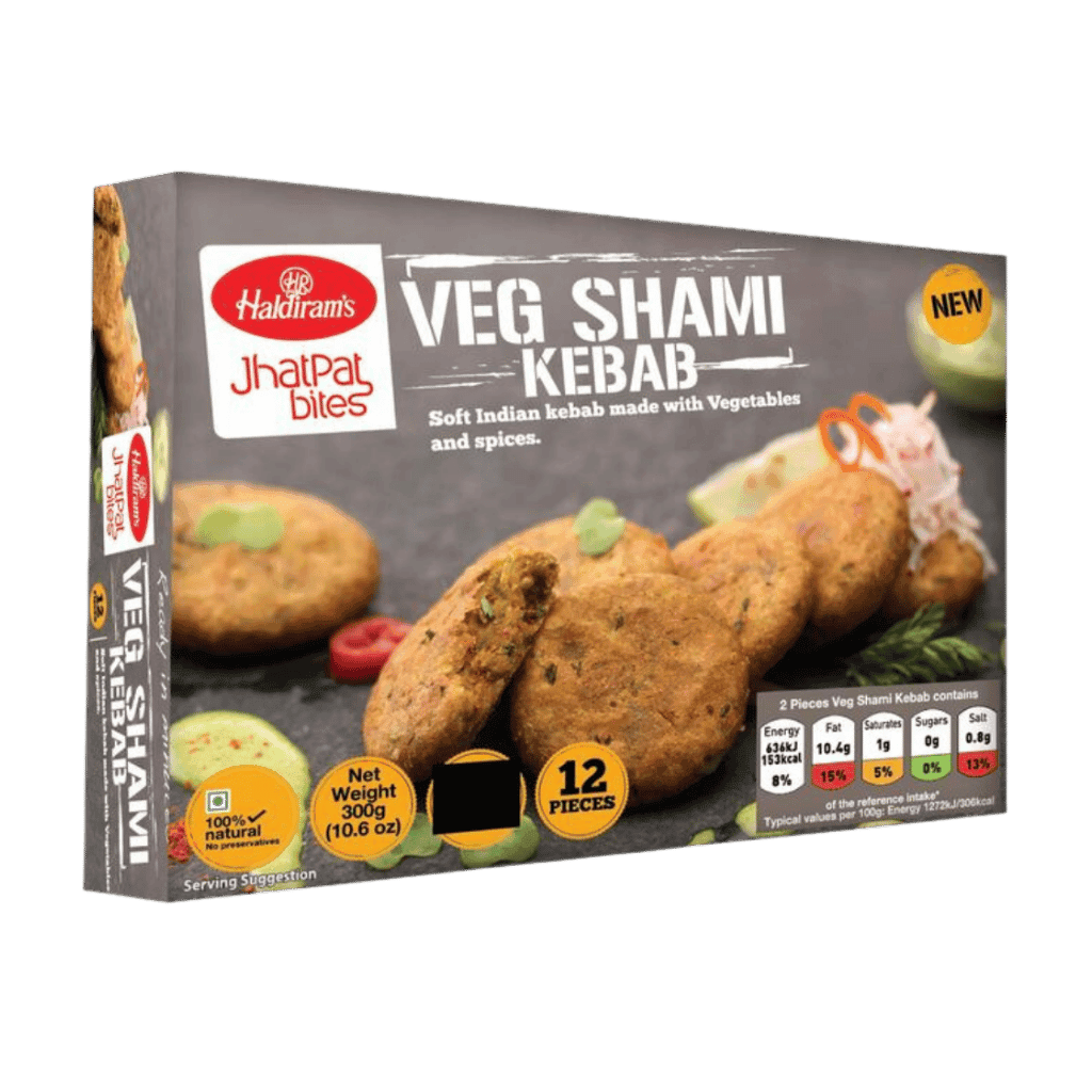 Haldiram Vegetable Shami Kebab 12 pcs buy online USA