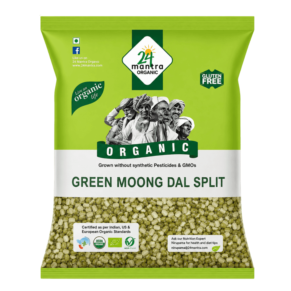 24 Mantra Organic Moong Green Split 4 lb buy online USA