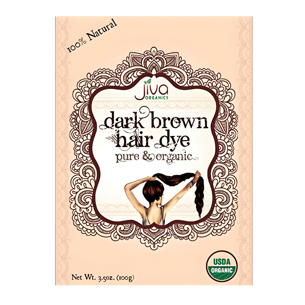 Jiva Organics Dark Brown Hair Color 100 g buy online USA