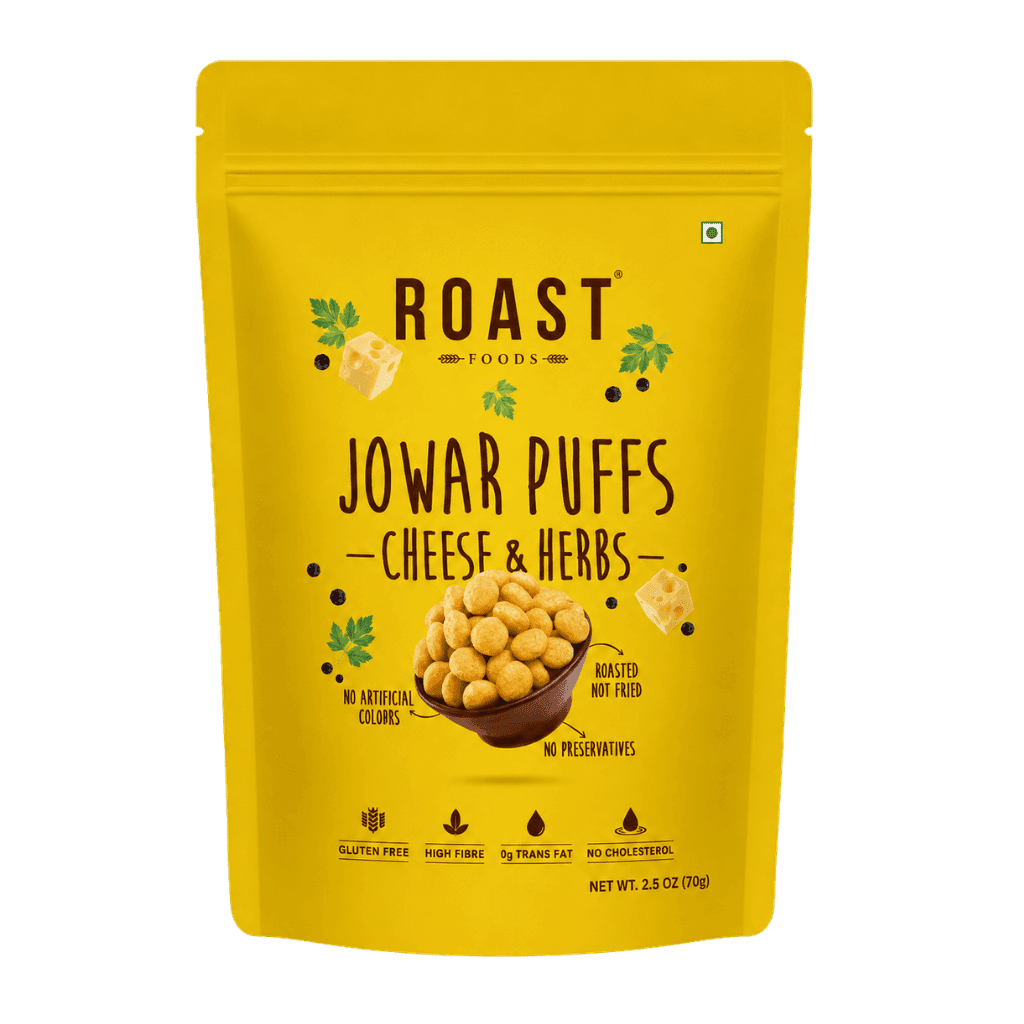 Roast Food Juwar Puff Cheese Herb 70 g buy online USA
