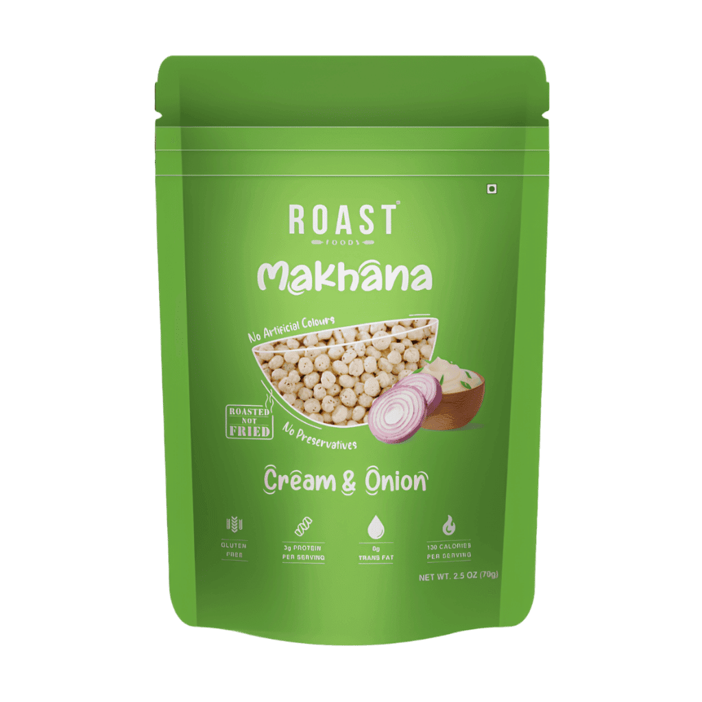 Roast Food Makhana Cream Onion 2.5 oz buy online USA