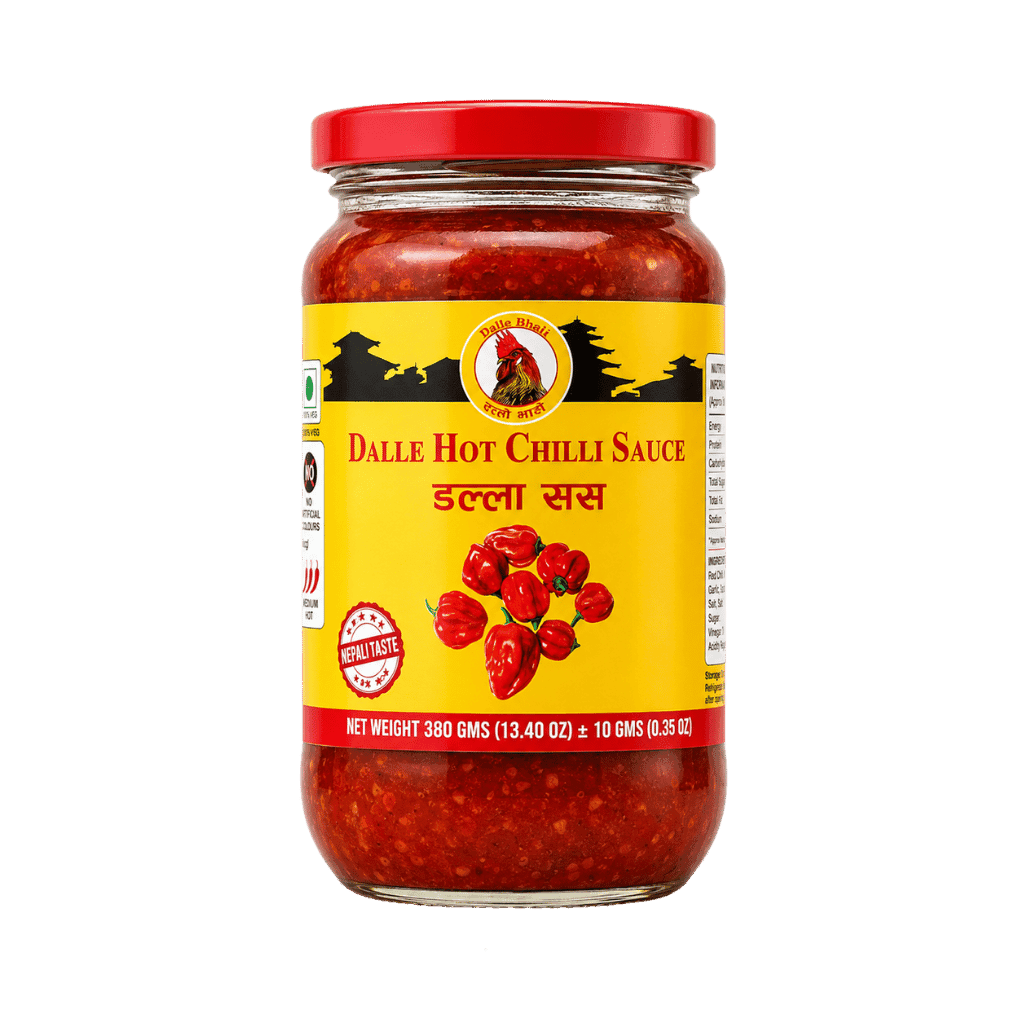 Rato bhale Dalle Hot Chilli Sauce 380 g buy online USA