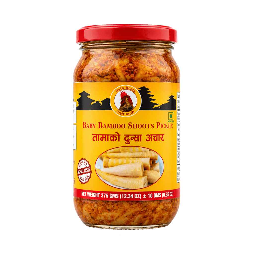 Rato bhale Baby Bamboo Shoot Pickle 375 g buy online USA