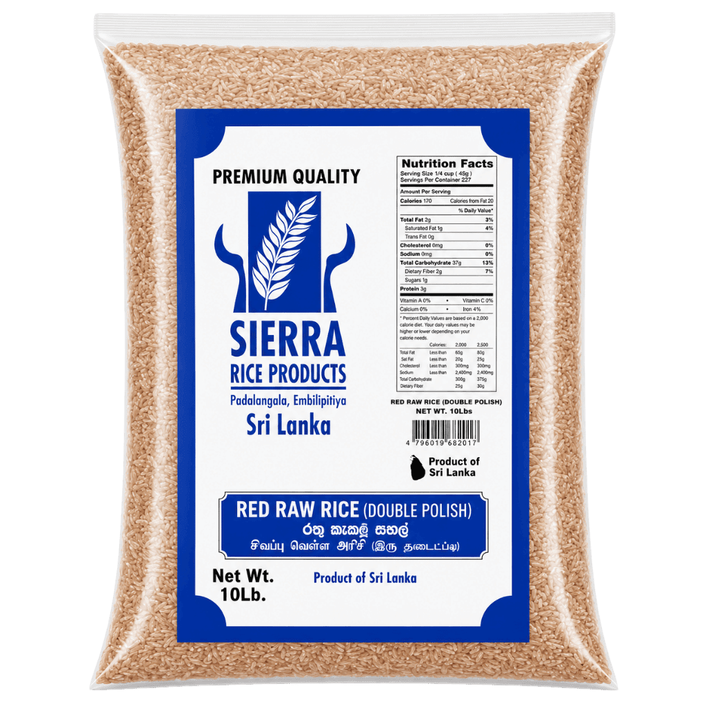 Sierra Red Raw Rice Double Polish 10 lb buy online USA