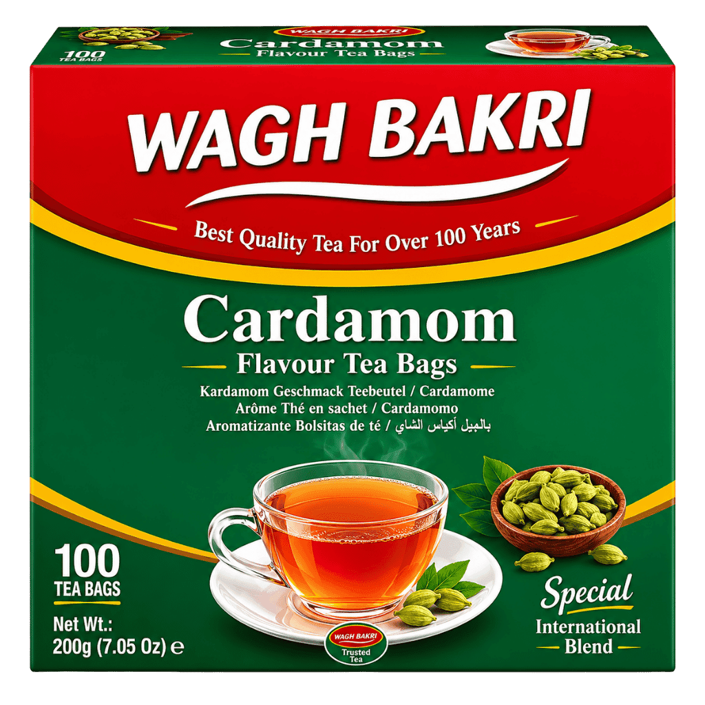 Wagh Bakri Cardamom Tea Bags 100 bags buy online USA