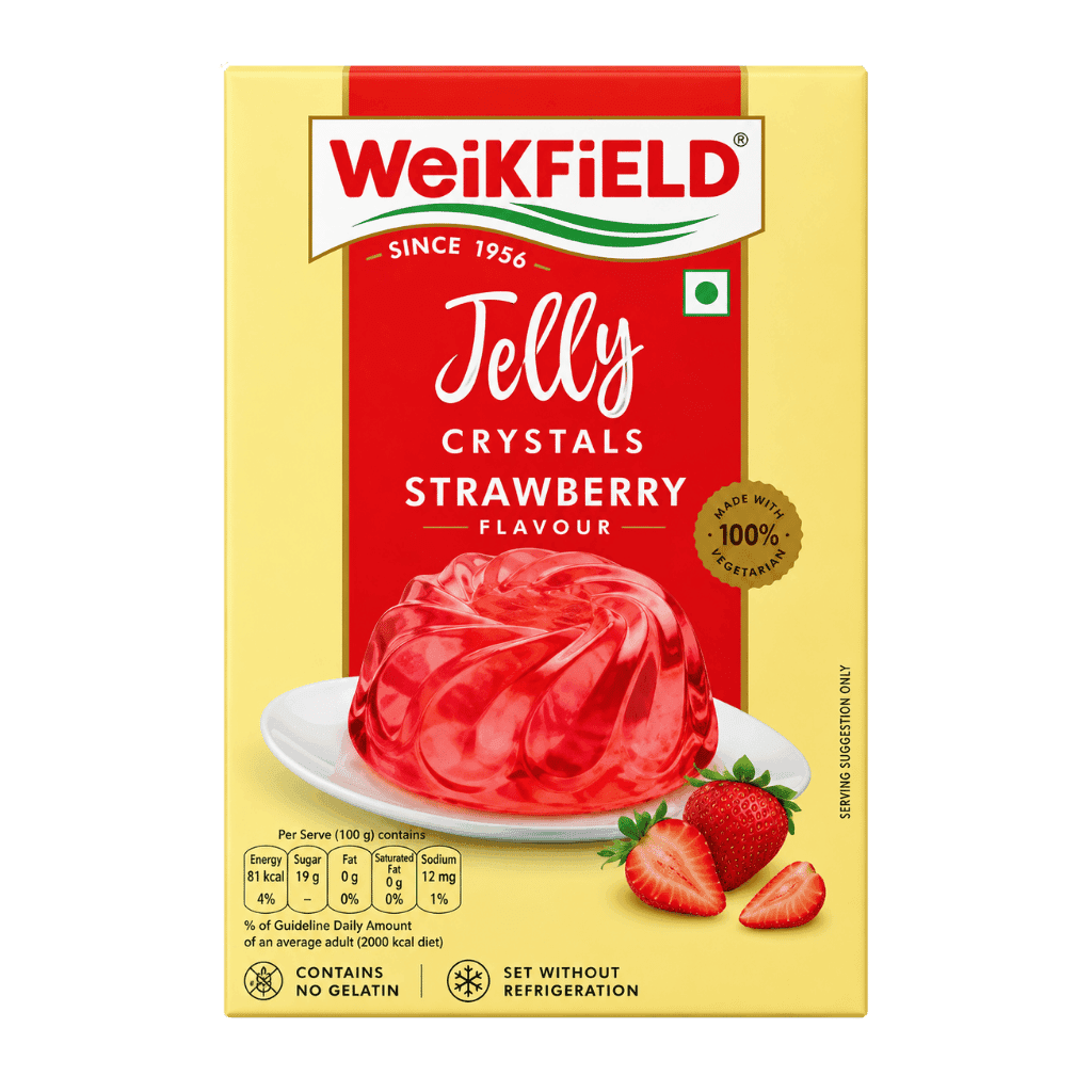 Weikfield Jelly Strawberry Flavour 90 g buy online USA