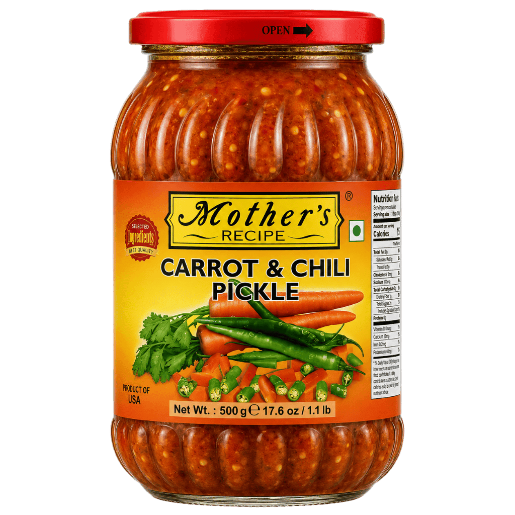 Mother's Recipe Carrot & Chilli Pickle 500 g buy online USA