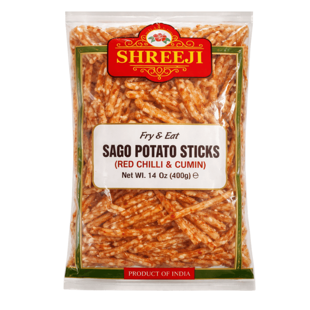 Shreeji Sago Potato Chips Red Chilli & Cumin Mix 400 g buy online USA