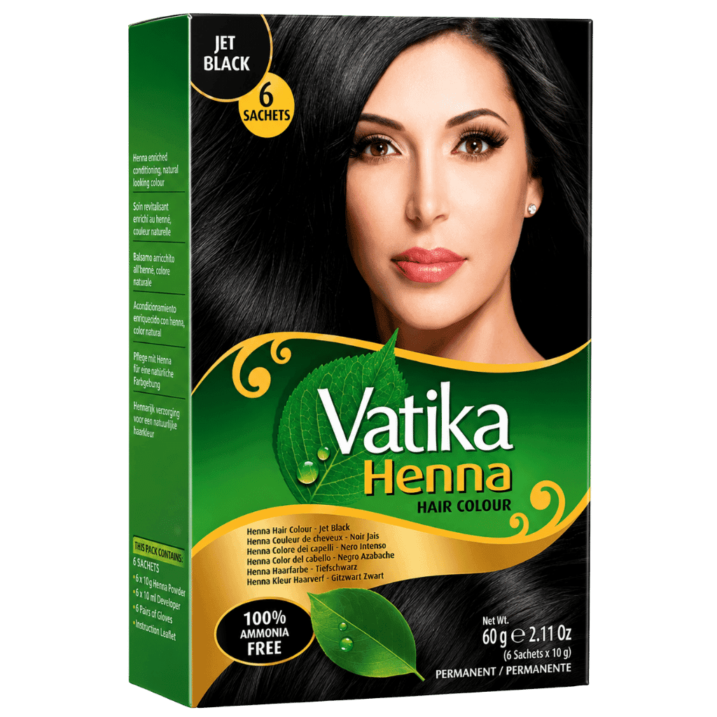 Vatika Henna Jet Black Color 60 g buy online USA