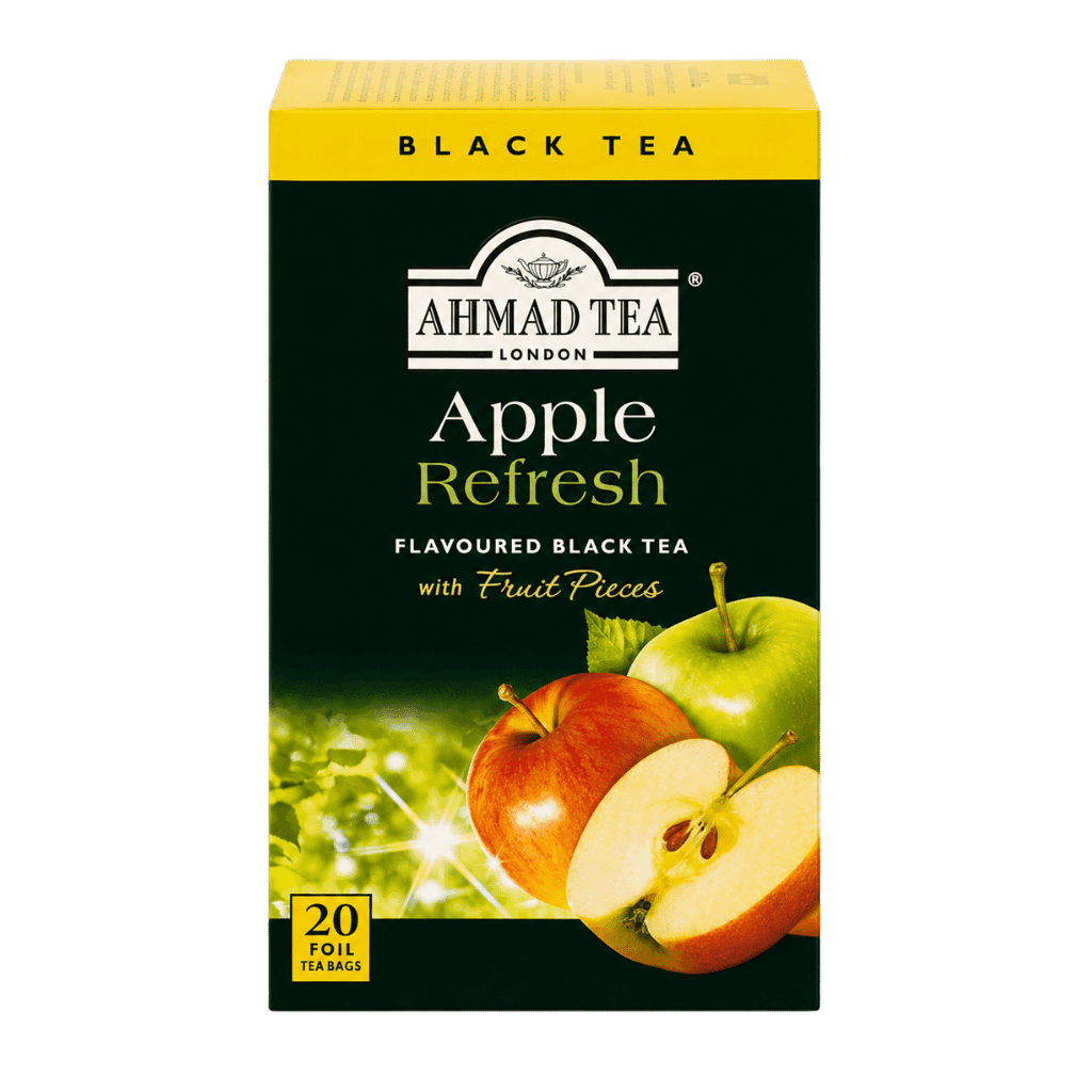 Ahmad Tea Apple Refresh Flavoured Black Tea 20 bags buy online USA
