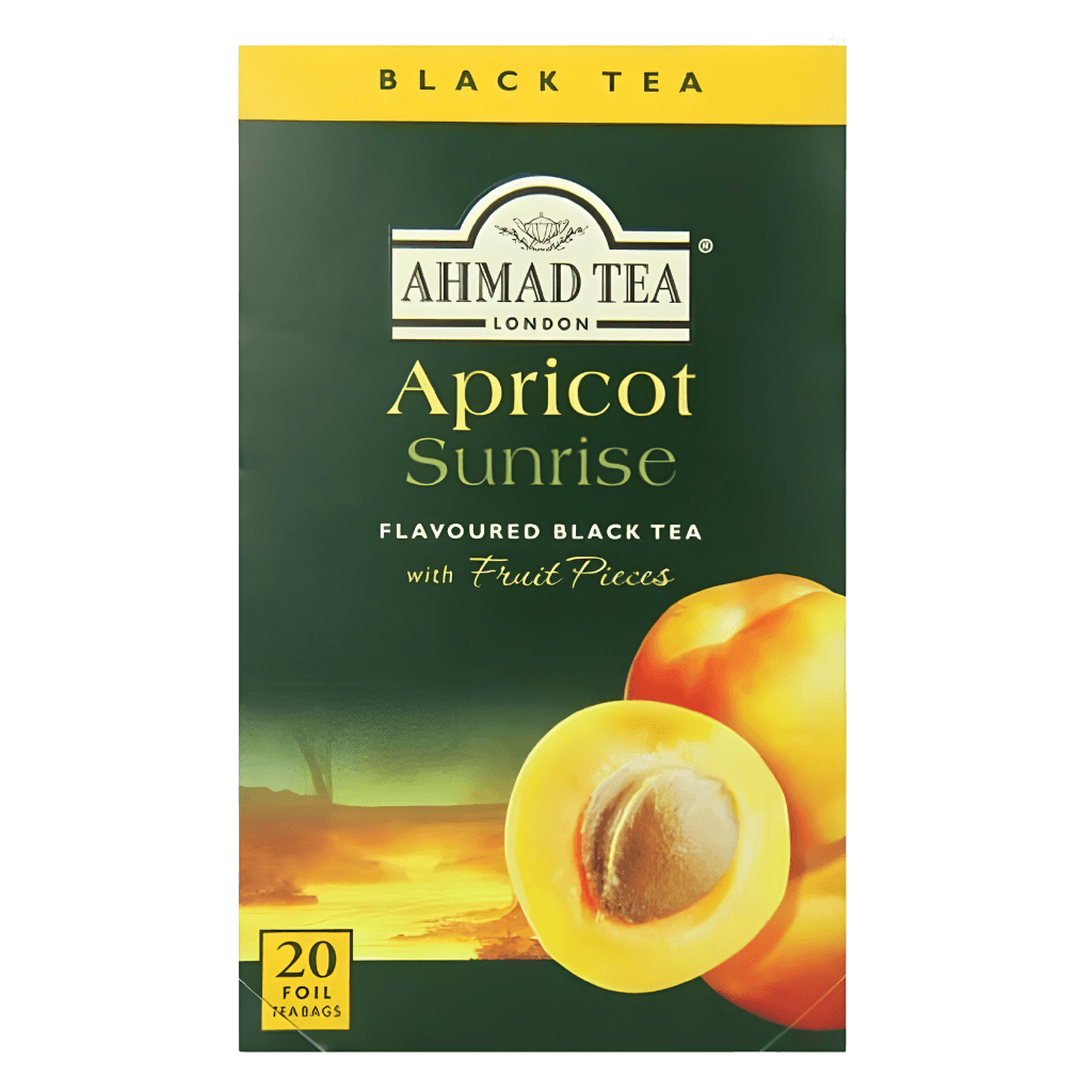 Ahmad Tea Apricot Sunrise Flavoured Black Tea 20 bags buy online USA