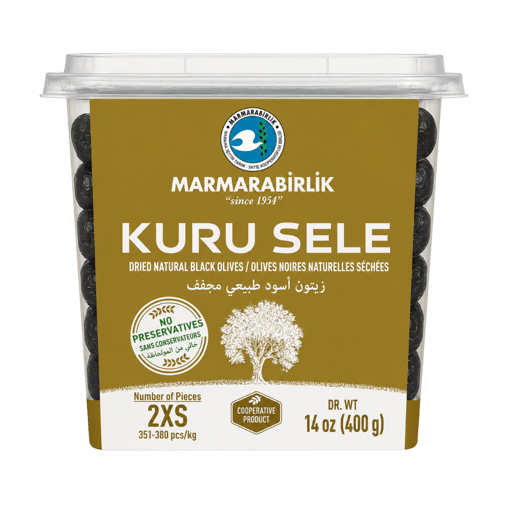 Marmarabirlik Dried Natural Black Olives 400 g buy online USA