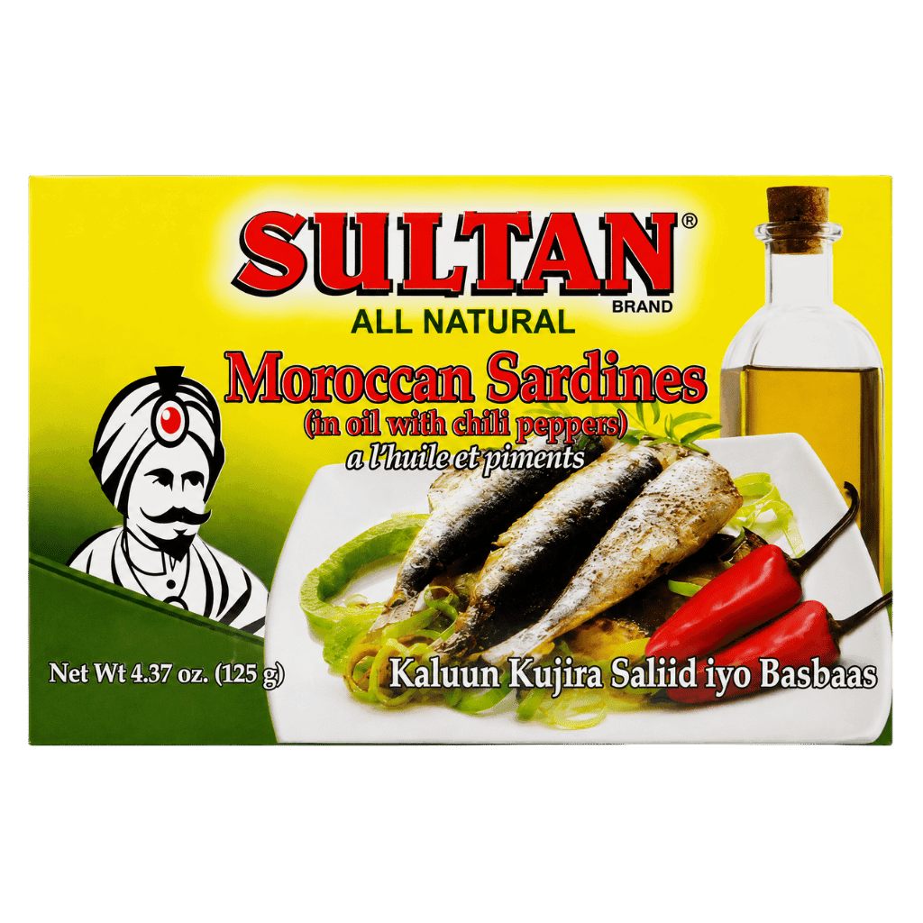 Sultan Moroccon Sardines In Oil Mild 125 g buy online USA