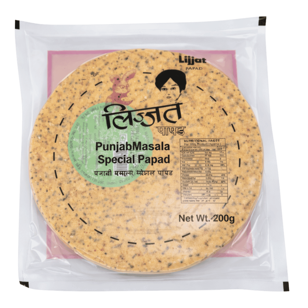 Lijjat Punjabi Masala Special Papad 200 g buy online USA