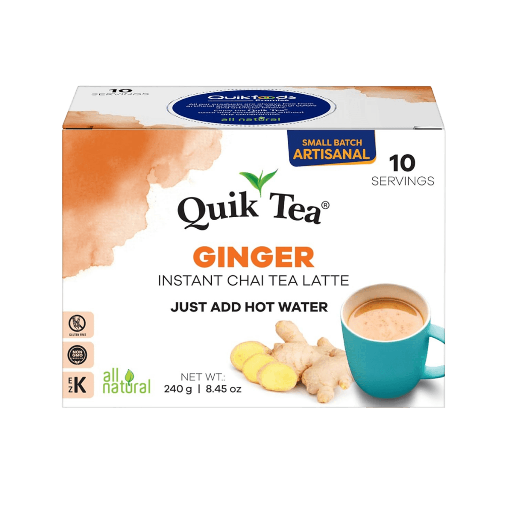 Quik Tea Ginger Instant Chai Tea Latte 10 servings buy online USA