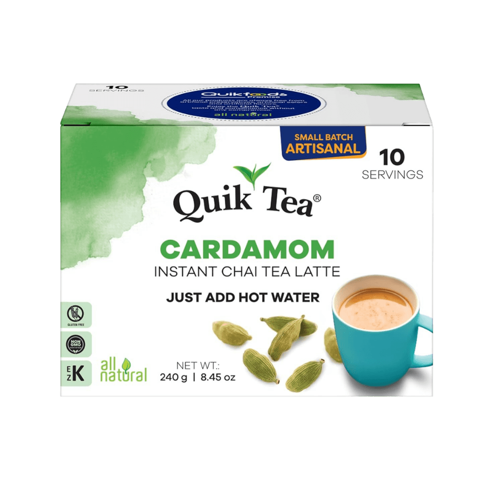 Quik Tea Cardamom Instant Chai Tea Latte 10 servings buy online USA
