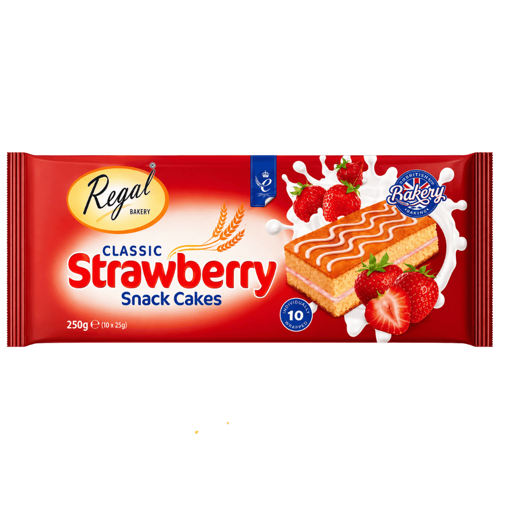 Regal Bakery Strawberry Snack Cakes 250 g buy online USA