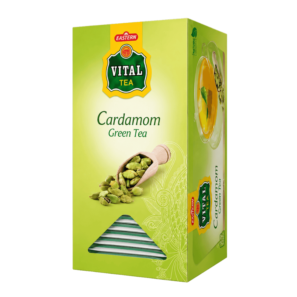 Vital Tea Cardamom Green Chai 30 bags buy online USA