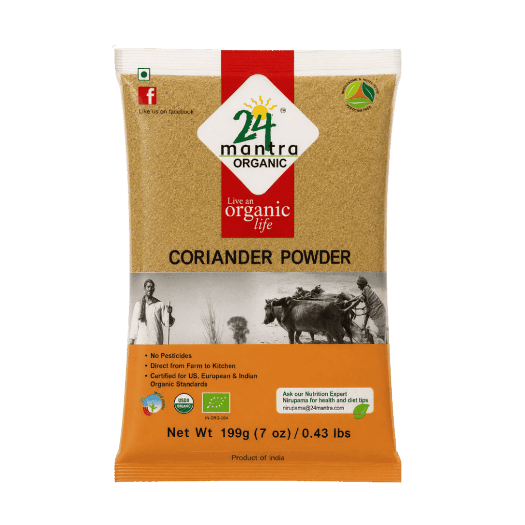 24 Mantra Organic Coriander Powder 7 oz buy online USA