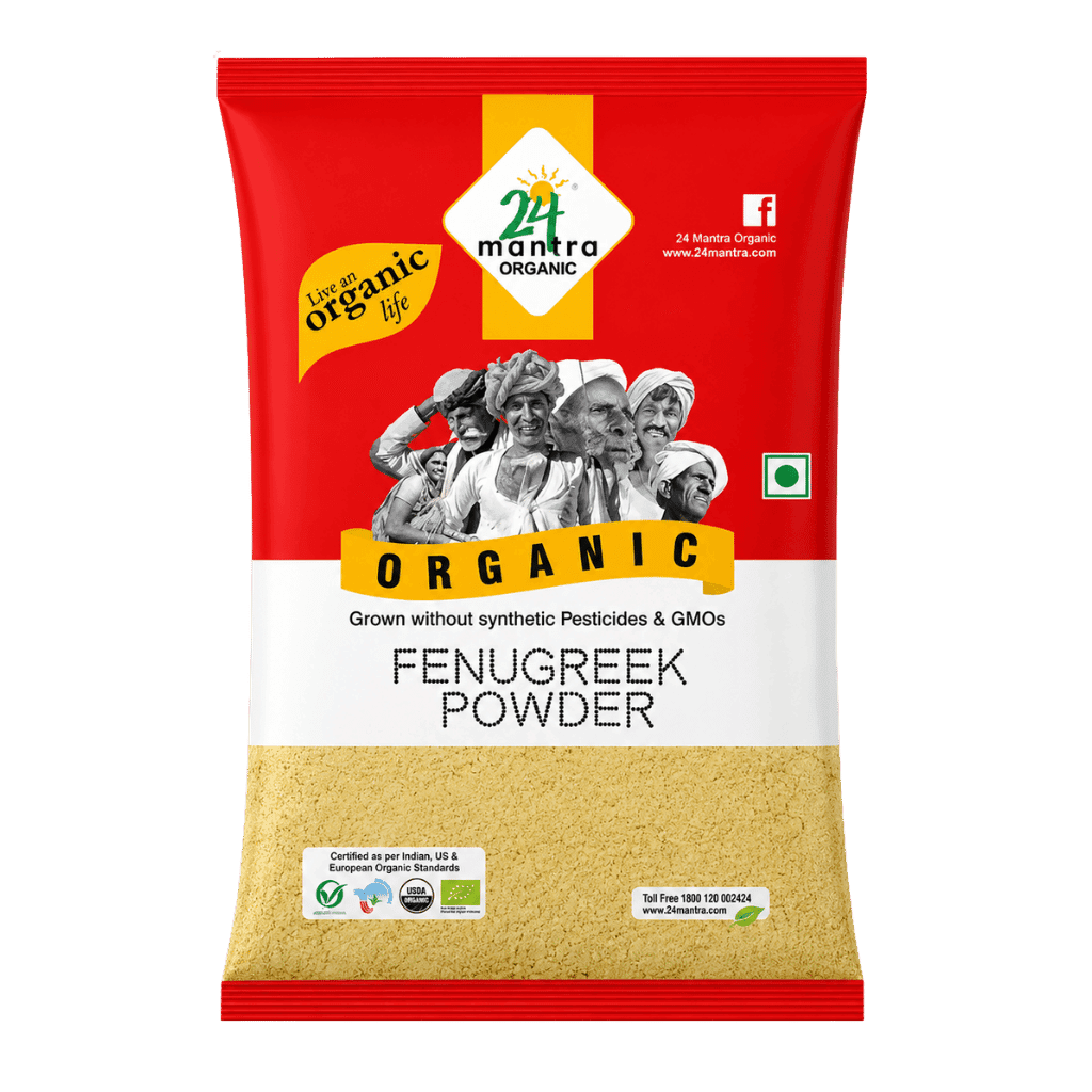 24 Mantra Organic Fenugreek Powder 7 oz buy online USA