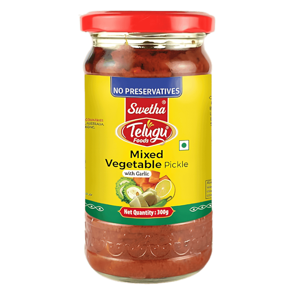 Telugu foods Mixed Vegetable Pickle 300 g buy online USA