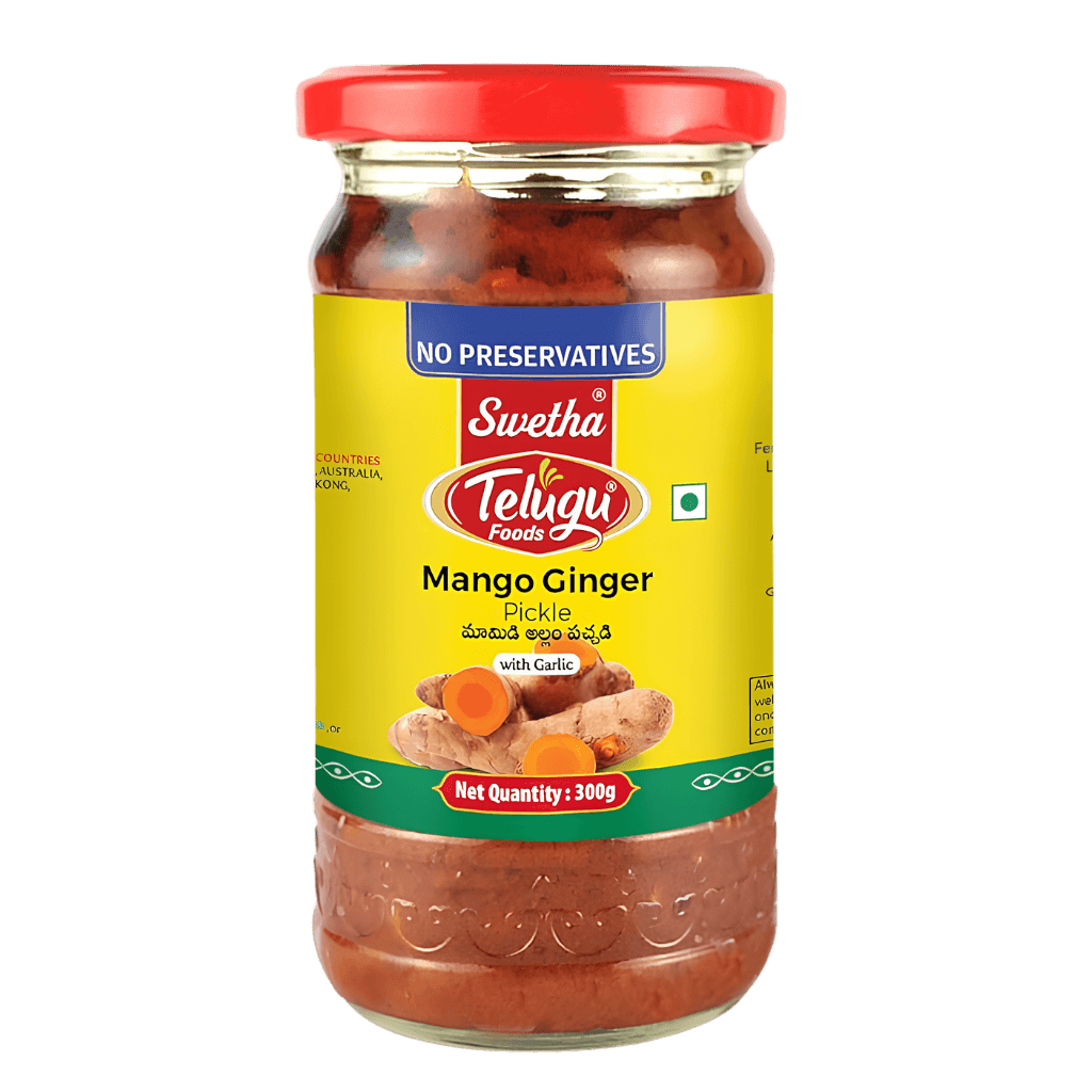 Telugu foods Mango Ginger Pickle 300 g buy online USA