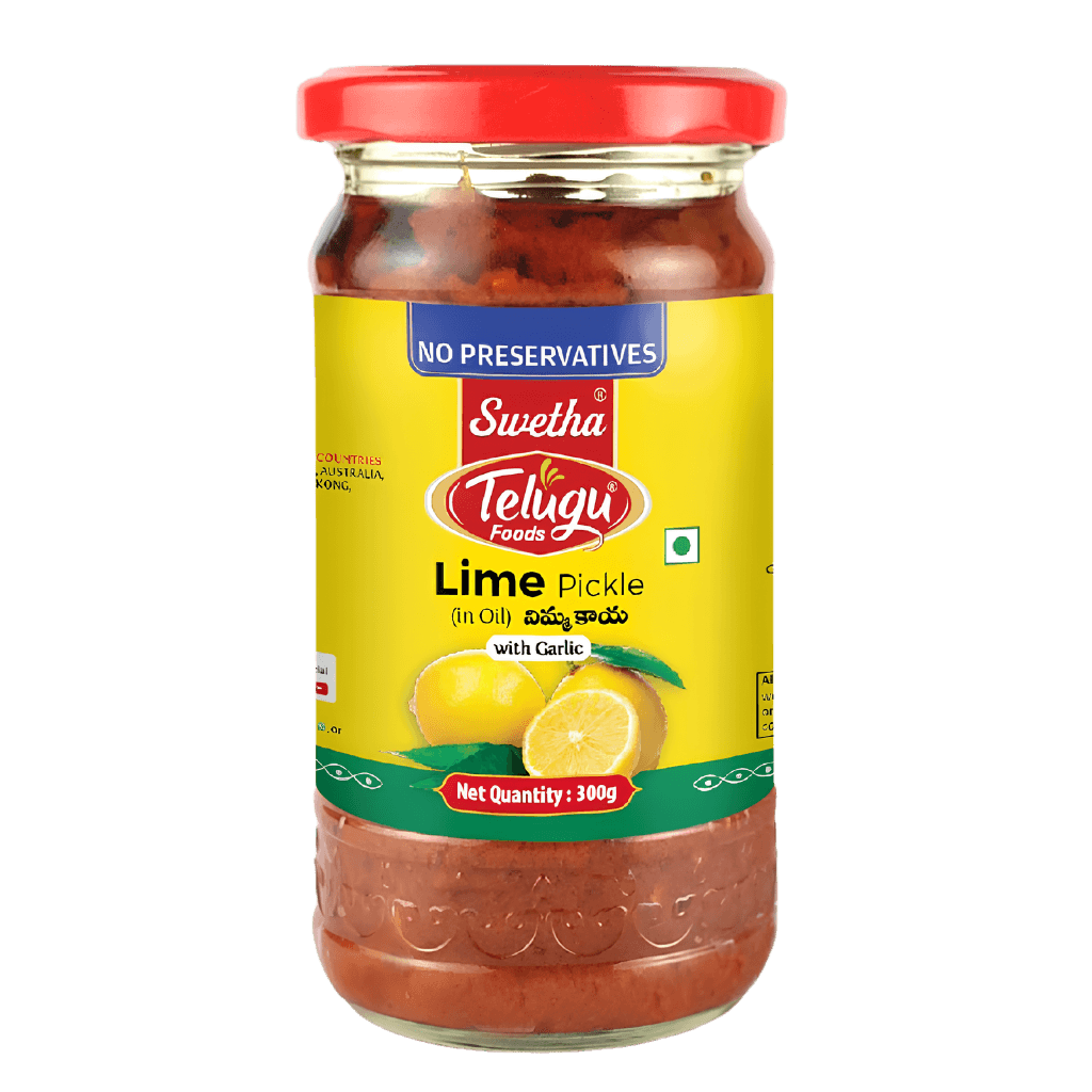Telugu foods Lime Ginger Pickle 300 g buy online USA