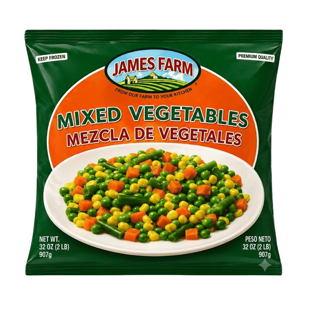 James Farm Mixed Vegetable 4 Way 2 lb buy online USA