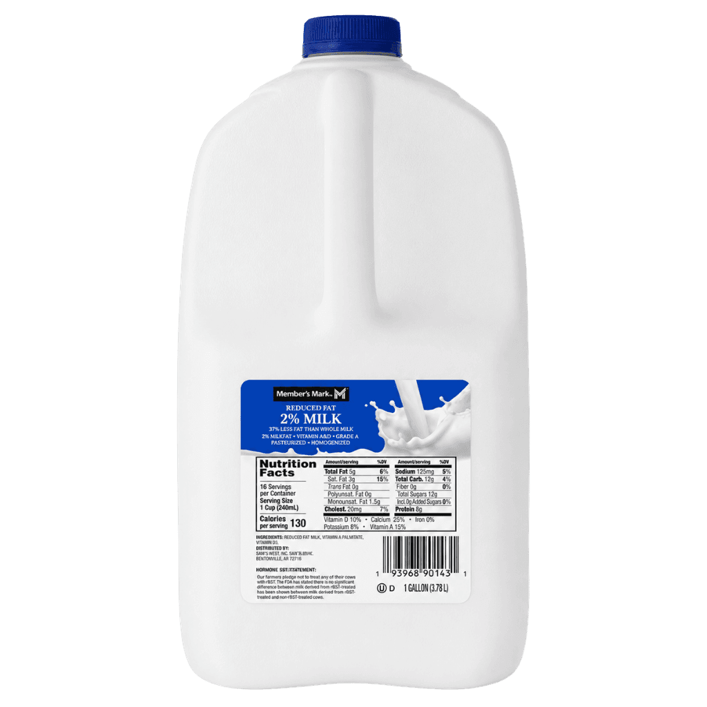 Members Mark 2% Reduced Fat Milk 1 Gallon buy online USA