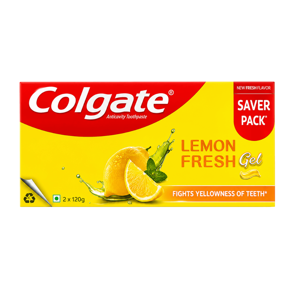 Colgate Lemon Fresh Toothpaste 2x120 g buy online USA