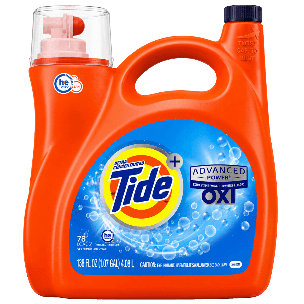 Tide Plus Advanced Power with Oxi Liquid Laundry Detergent 138 fl oz buy online USA
