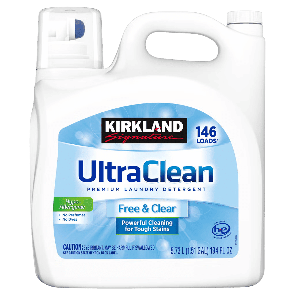 Kirkland Signature Ultra Clean Free & Clear HE Liquid Laundry Detergent 194 fl oz buy online USA
