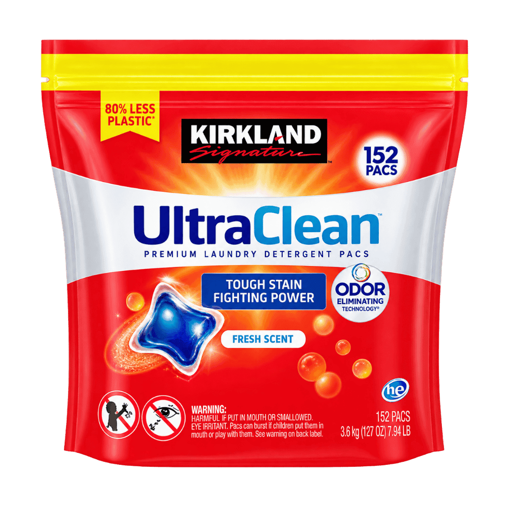 Kirkland Signature Ultra Clean HE Laundry Detergent Pacs 152-count buy online USA