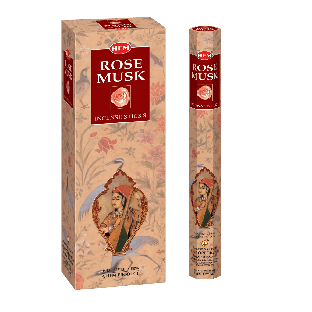 HEM Rose Musk Incense 6 Piece buy online USA