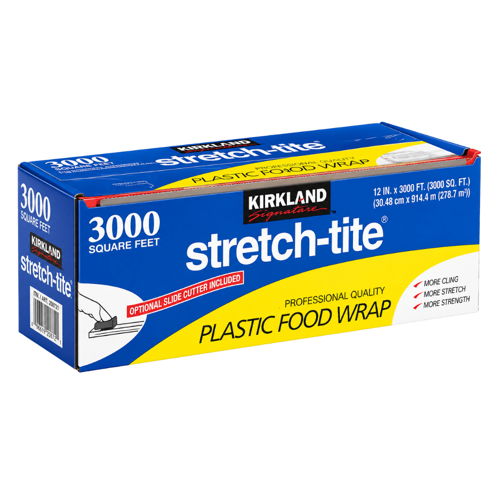 Kirkland Signature Stretch-Tite Plastic Food Wrap 12 in x 3,000 ft buy online USA