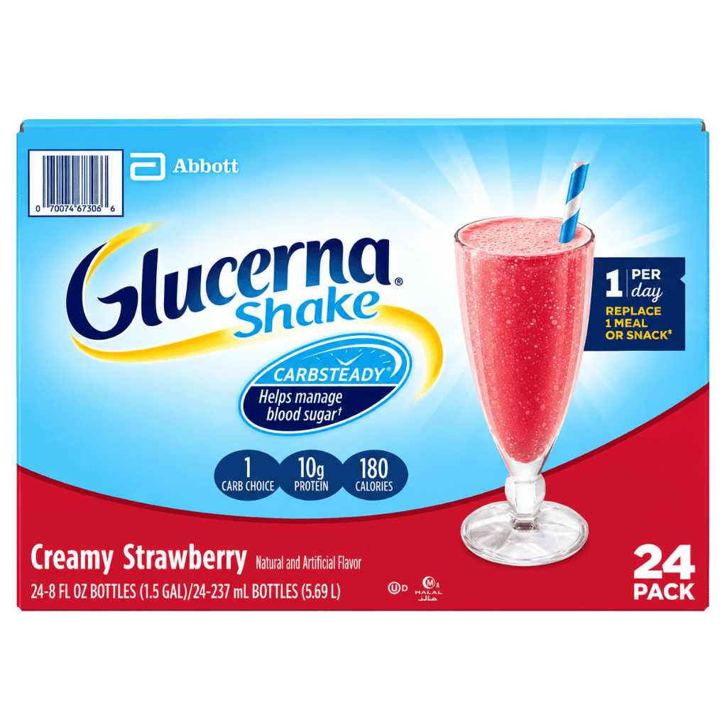 Glucerna Diabetic Nutritional Shake 8 oz 24 ct buy online USA