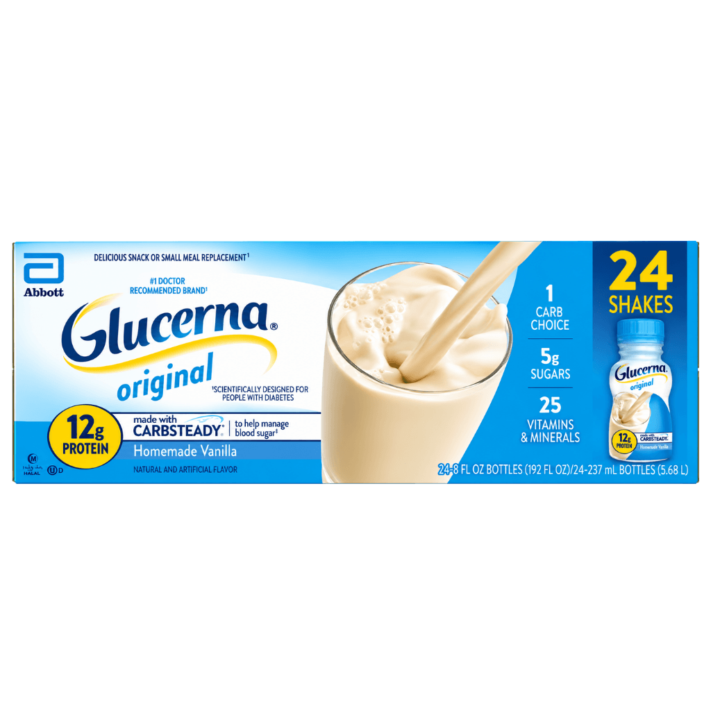 Glucerna Original Diabetic Nutrition Shake 8 fl oz 24-pack buy online USA