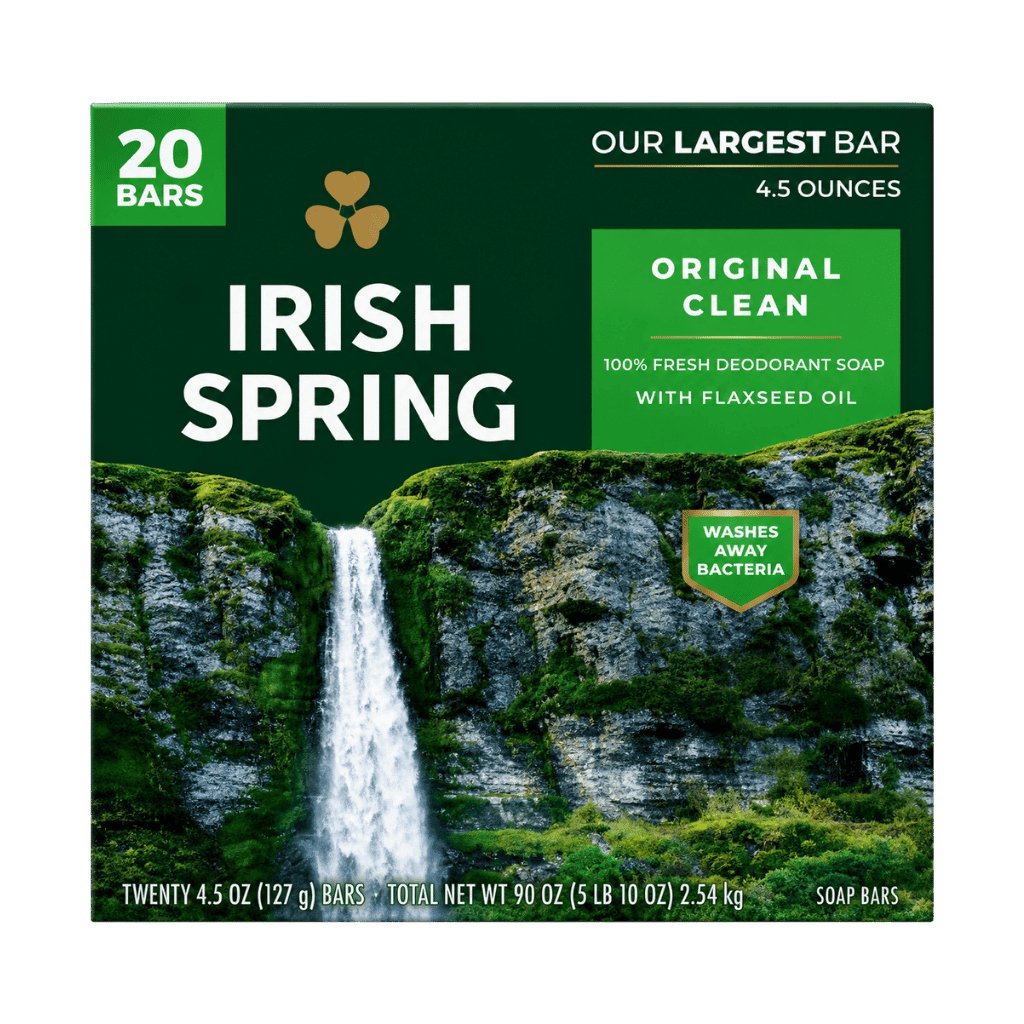 Irish Spring Bar Soap 4.5 oz 20-count buy online USA